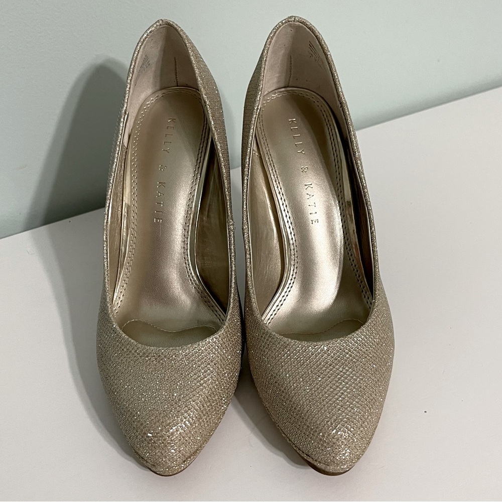Kelly & Katie Nightengale Rose Gold Heels